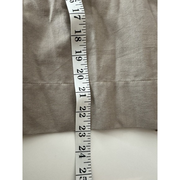 New BALILN Bali Lane Wide Leg Jumpsuit Women's Médium 100% Linen Short Sleeve - Picture 12 of 14